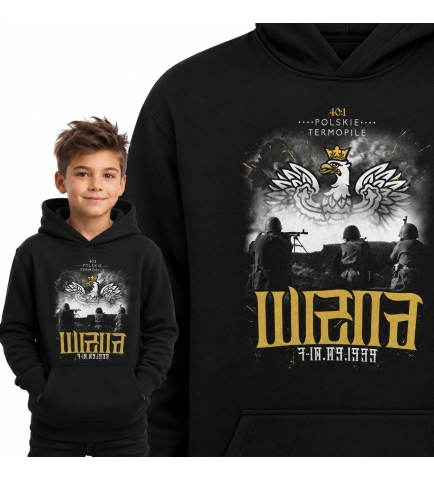 Bluza z kapturem dziecięca Patriotyczna WIZNA